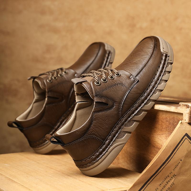 Fashion Fashion Soft Soled Hiking Shoes Mens Comfort Casual Walking Shoes Sports Man Sneakers Outdoor Driving Trainers Treking Footwear