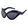 YK millennial cat eye sunglasses women's European Milan catwalk sunglasses women's ball trendy glasses