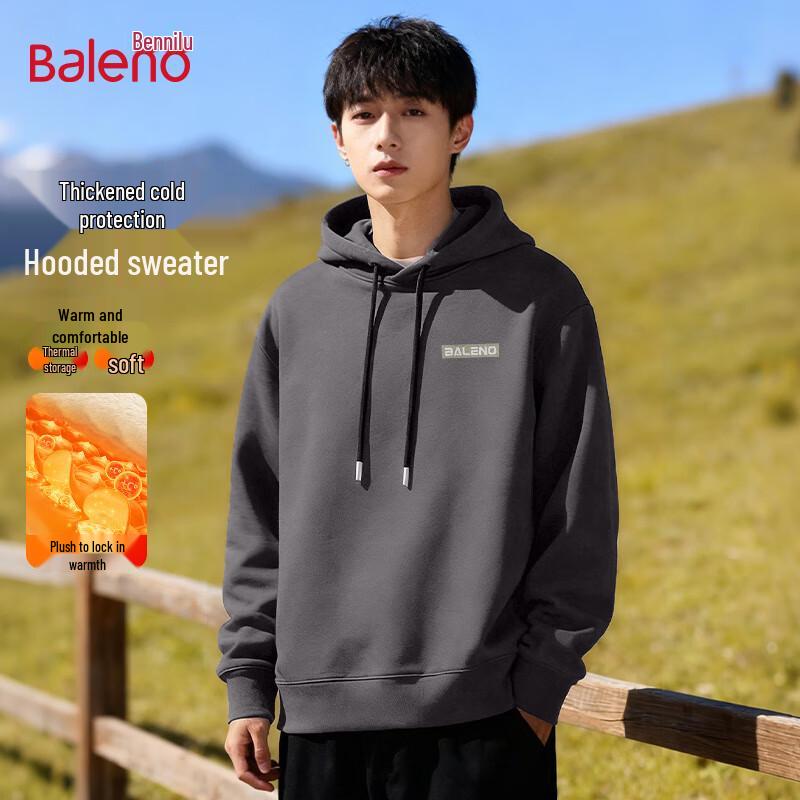 

Baleno Men s Plush Hooded Sweatshirt L