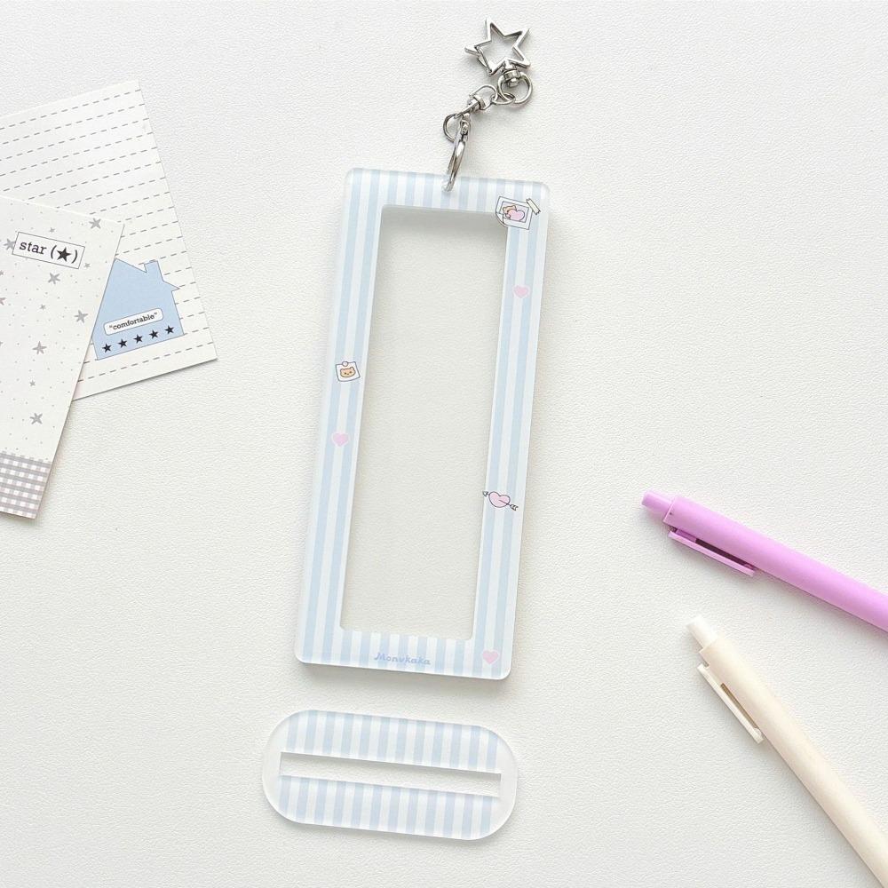 Interleaf Type Photo Booth Frames Acrylic Wedding Album Bookmark Holder For 2X6 Inch Photo Strips