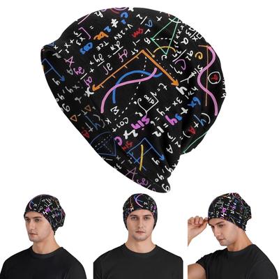 Matematikai képletek Matematikai számok Uniszex Női Felnőtt sapkák Sapkák Kötött sapka Meleg Hip Hop Ősz Tél Kültéri Skullies kalapok