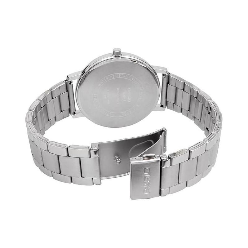 Casio CASIOSTANDARD Series Classic Simple Exquisite Fashion 50 Meter Waterproof Quartz Movement Stainless Steel Strap Japanese and MTP-B105D-1AV