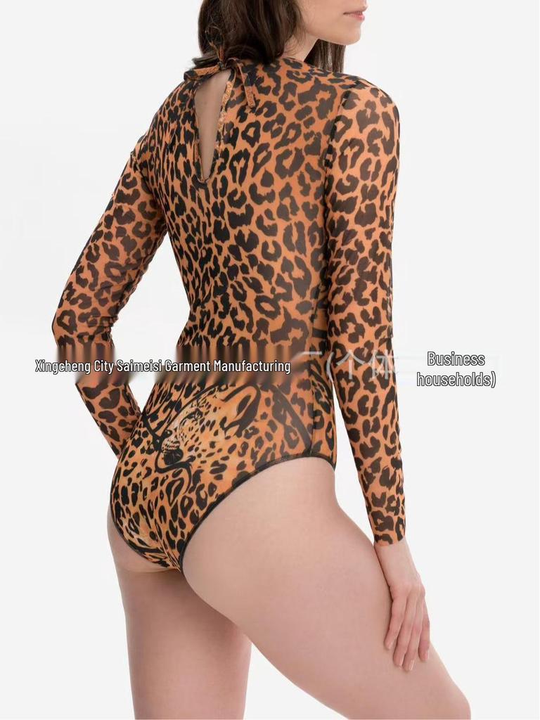 Women's European & American One-Piece Swimsuit - Training & Beachwear Bikini