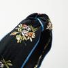 New Style Hairband for Women, Cross-shaped Headband, Embroidered Fabric, Fashionable for Vacation, Pressure Hair Style