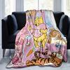 1pc Winnie the Pooh & Friends Blanket Room Decor, Bedroom, Playroom Decoration, Birthday Gift Ideas, Throw Blanket, Couch Cover, Travel