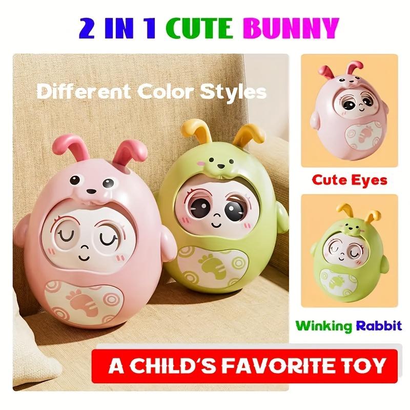 Rabbit Gnome Toys with Interactive Bell,Hand Eye Coordination Development Toy for Youngsters,Christmas,Thanksgiving Gifts, No Batteries Needed,