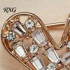 Love Brooch Brooch, with Shiny Rhinestone Decor, Strong Buckle Secure Fit Sturdy Elegant Pin Alloy Classic Heart Shape Versatile Clasp Pin, for Coats