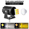 8-80V Spotlight Headlamp 8-80V Explorers Headlight Dual Color Motorcycle LED Car Waterproof Fog Lamp Super Bright Work Lamp