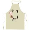 Tablier De Cuisine - Carine Lettre - Impression Bretonne - Coton Résistant - Liens Ajustables