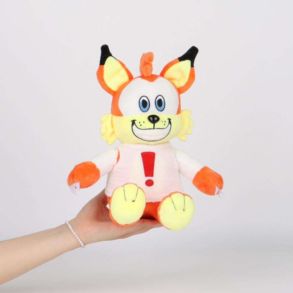 Bubsy Plush Fox Toy Animal Stuffed Doll Cartoon Kids Bedroom Decoration Gift