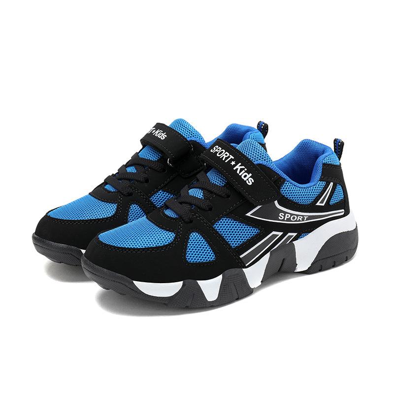 801 Children's Casual Sports Shoes Medium and Large Children's Girls' Comfortable Running Shoes Boys' Personalized Fashion Breathable Net