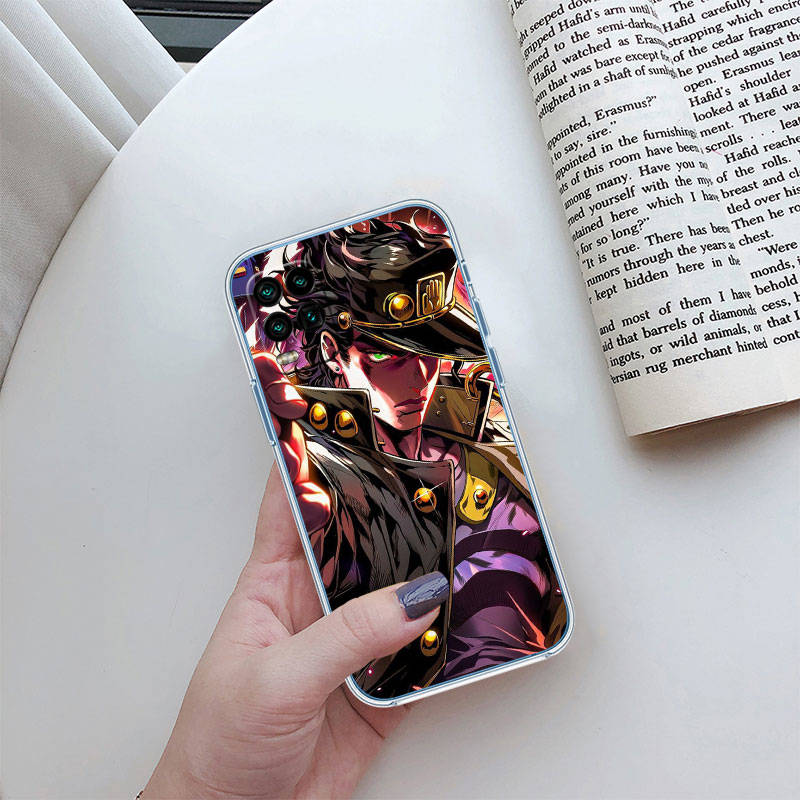 JO33 JoJos Bizarre Adventure Phone Case for Motorola E22S E7 G6 G7 G8 G9 Plus Power Play G10 G20 G04 E30 E40 E22 E20 E13 G22 G23 G Stylus Play