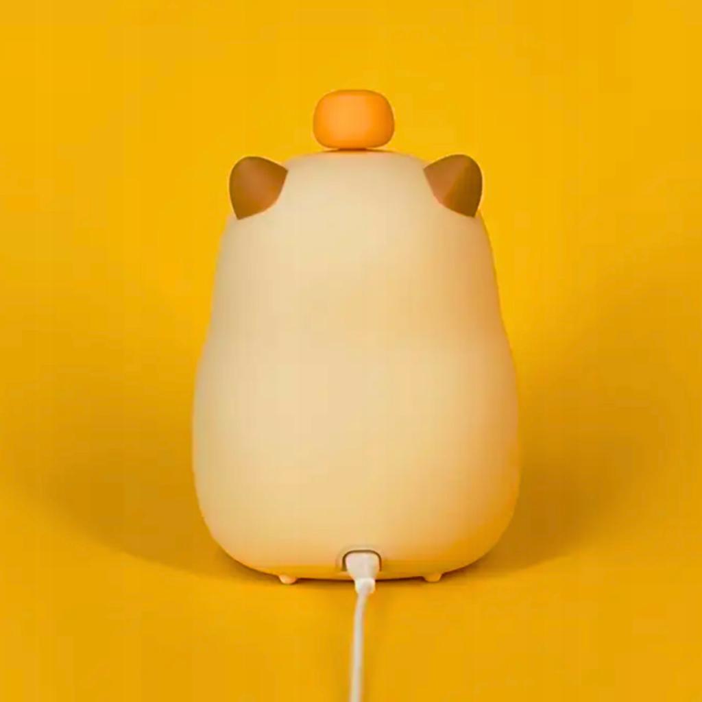 Capybara Alarm Clock Night Light Desk Timer Snooze Led Usb