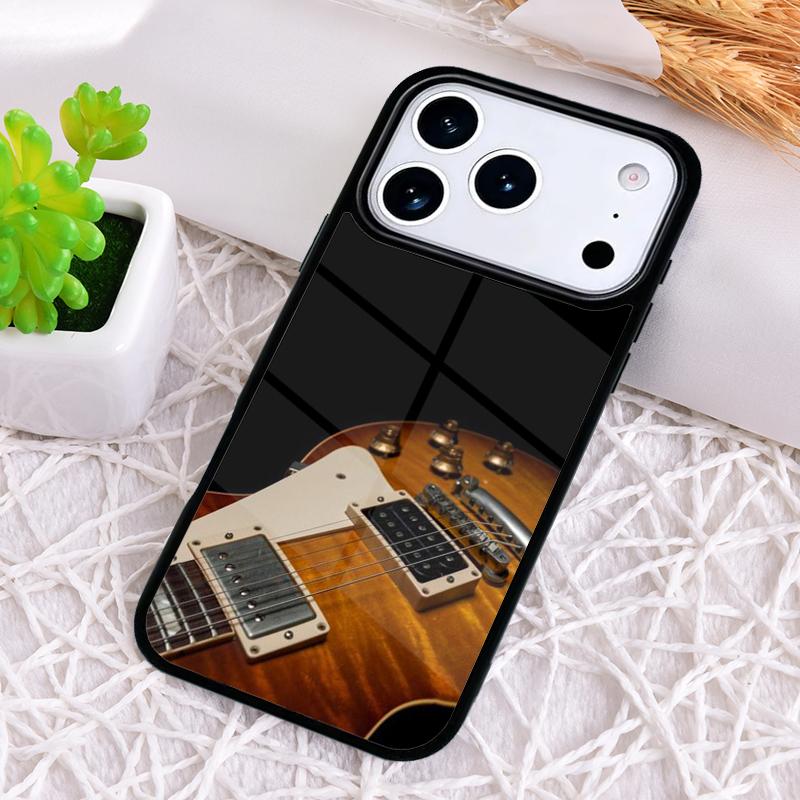 Guitar Music Phone Case for iPhone 17 Air 16 15 11 12 14 13 Pro Max Shockproof Cover