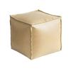 Luxury Light Leather Mat Tatami Floor Storage Seat Cushion Living Room Household PU Leather Seat Cushion Old Clothes Storage Bag