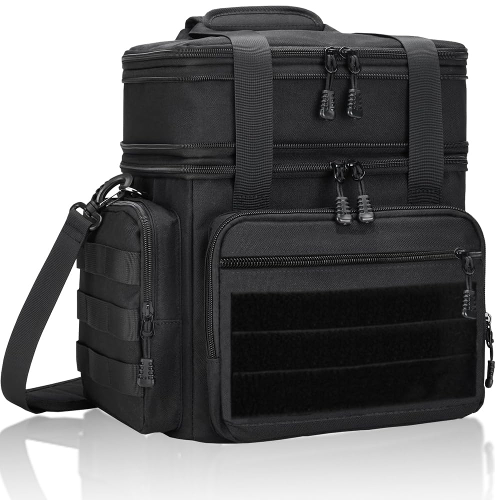 EIING Insulated Lunch Bag with Two Liters Compact and Lightweight Soft Cooler with Adjustable Shoulder Strap and MOLLE Easy Perfect for Outdoor and