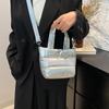 Yogodlns Woman Puffy Lightweight Handbag Large Capacity Quilted Shoulder Bag Adjustable Strap Puffer Tote Handbag Shopping Bag