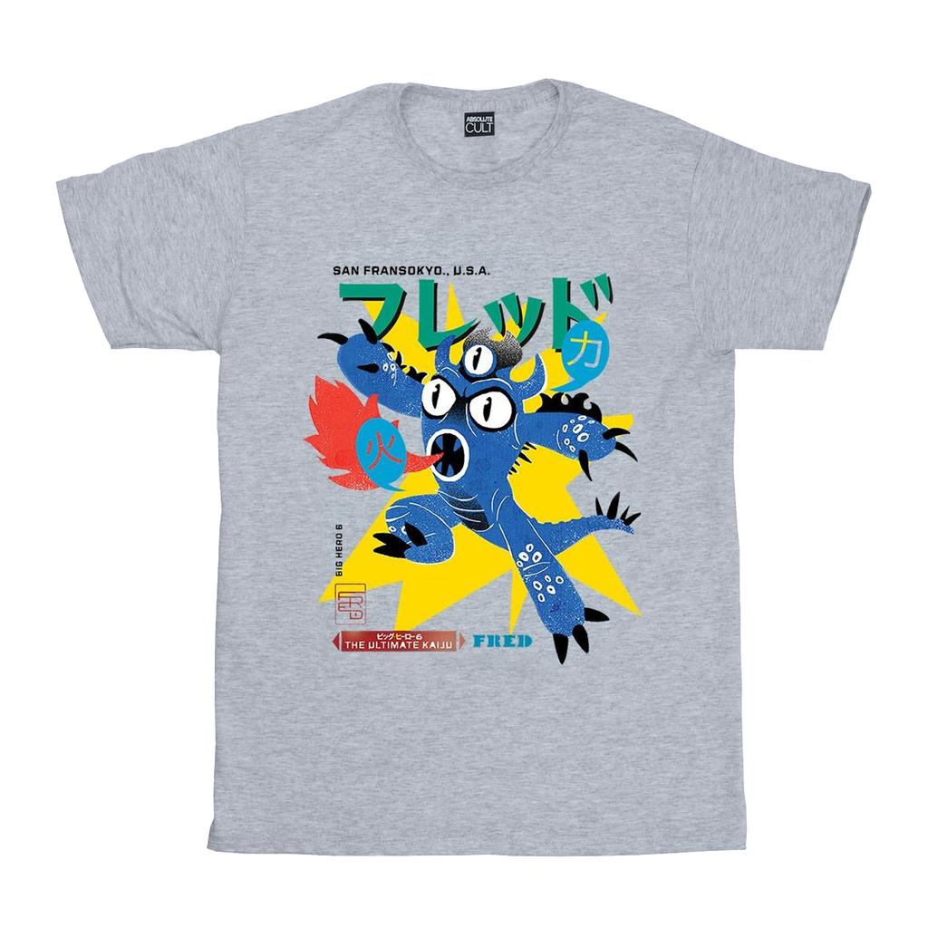 Disney Girls Big Hero 6 Fred Ultimate Kaiju Cotton T-Shirt