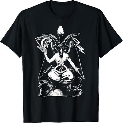Baphomet Schwarze Magie Satanischer Teufel T-Shirt T-Shirt
