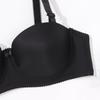Glossy Large Size Bra Strapless Non-slip Beautiful Back Bra Thin Half Cup Seamless Invisible Dress Underwear