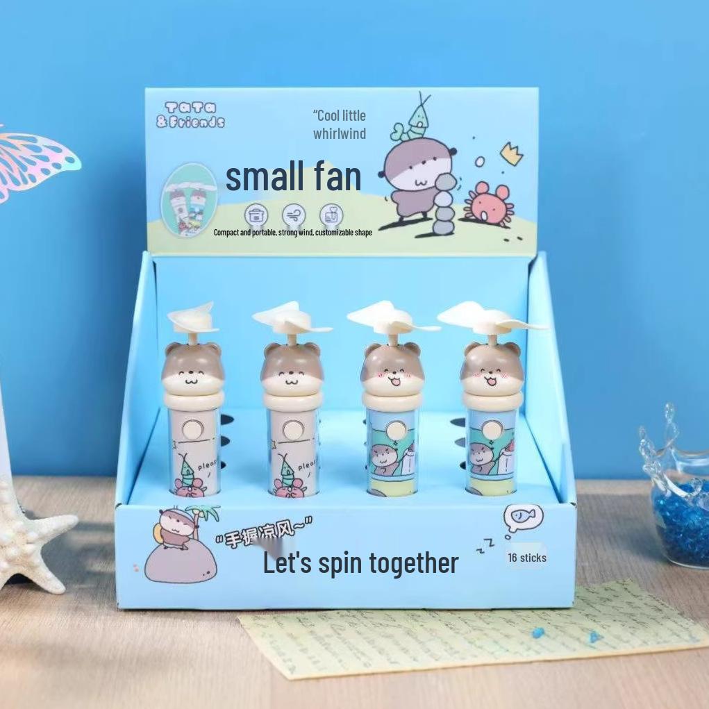 

Little Otter TaTa & Friends Mini Dorm Fan - Fast Cooling Summer Essential Single Unit Price