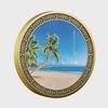 Sanya Hainan Metallrelief-Farbmedaillen und Gedenkmünzen für den Tourismus – beliebte kulturelle Landschaftsgeschenke