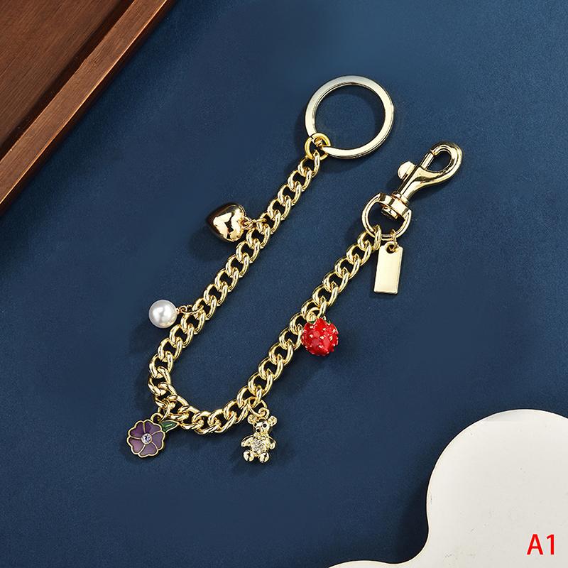 Rainbow Bear Bag Pendant Bag Chain Decorated Metal Wallet Accessories For Handbags, Tote Bags, Crossbody Bags And Shoulder Bags