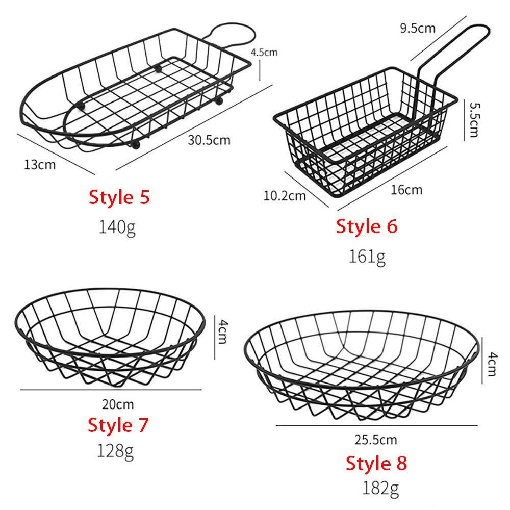 1 buc. Recipient de depozitare a alimentelor Coș pentru friteuze Home BBQ Instrument de bucătărie Suport pentru cartofi prăjiți Tavă de prăjit
