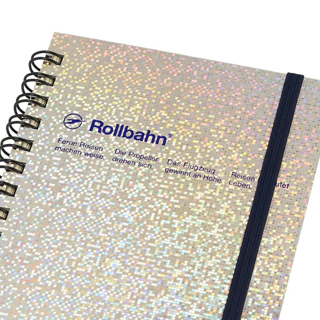 Delfonics Rollbahn Pocket Memo Pads, Metallic, Medium (Hologram, Pearl White, Polarized, 3-Pack)