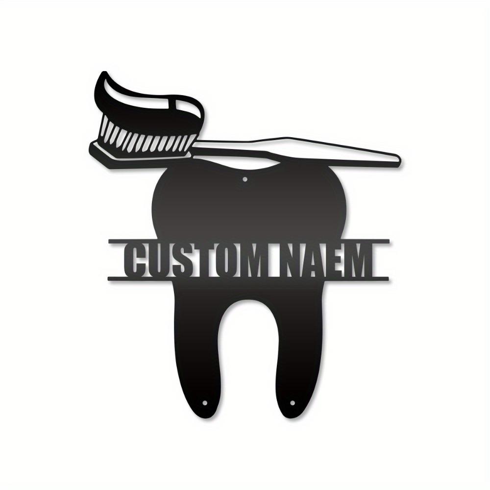 Metal Wall Art Dental Clinic Decor Gift for Dental Assistant Office Waiting Room Sign