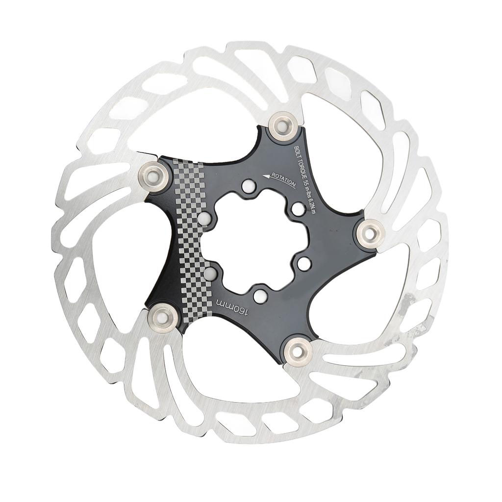 Bike Floating Brake Discs with with 6 Bolts Heat Dissipation Mountain Bike Brake Rotor160MM