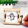Hand Crank Animation Kit Toddlers Boys Girls Wooden Handmade Animation Machine Educational STEM Science Toy