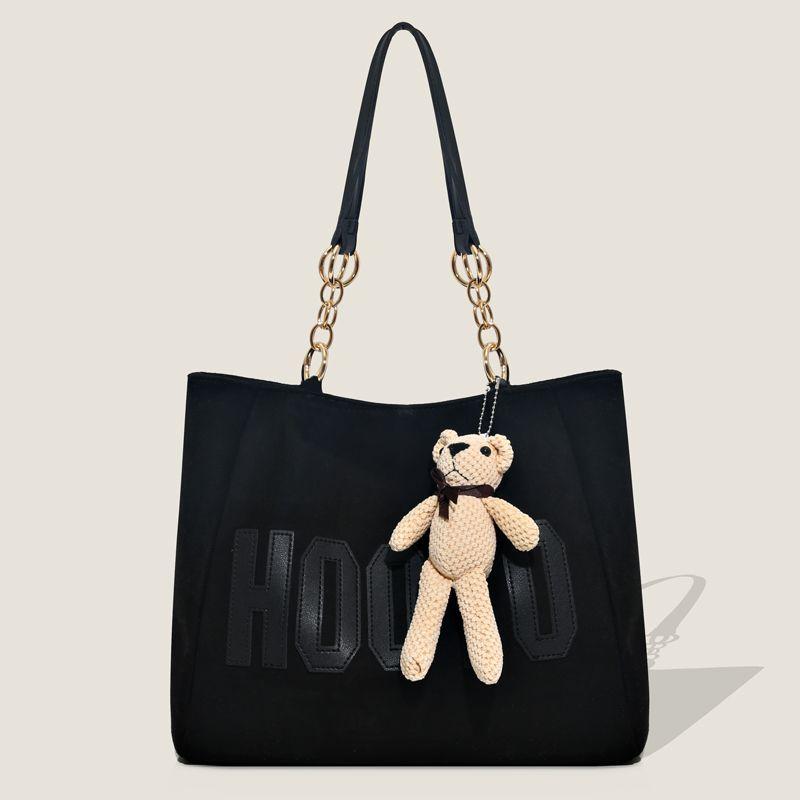 Wholesale student canvas bag large capacity bag women's 2025 new commuter tote bag messenger bag women's shoulder bag