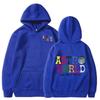 2023 Men's Astro Autumn Solid Color Fleece Hoodie with Trendy Letter Print