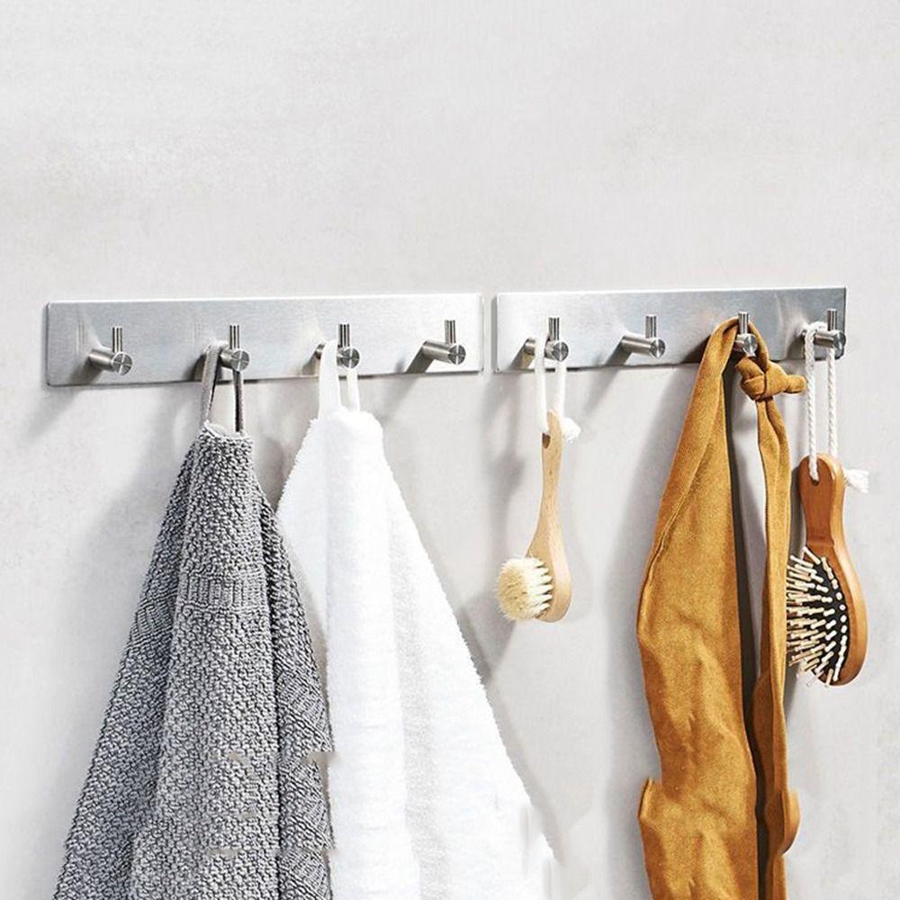 Black Coat Hooks Hanging Bags Key Hangers Multi-Purpose Towel Holder  for Home