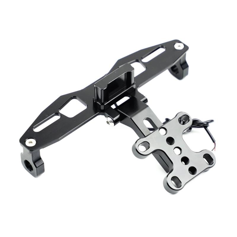 Verstellbarer Motorrad Kennzeichenhalter mit Licht Passend für TFX150 MslaL150 Motorrad Zubehör