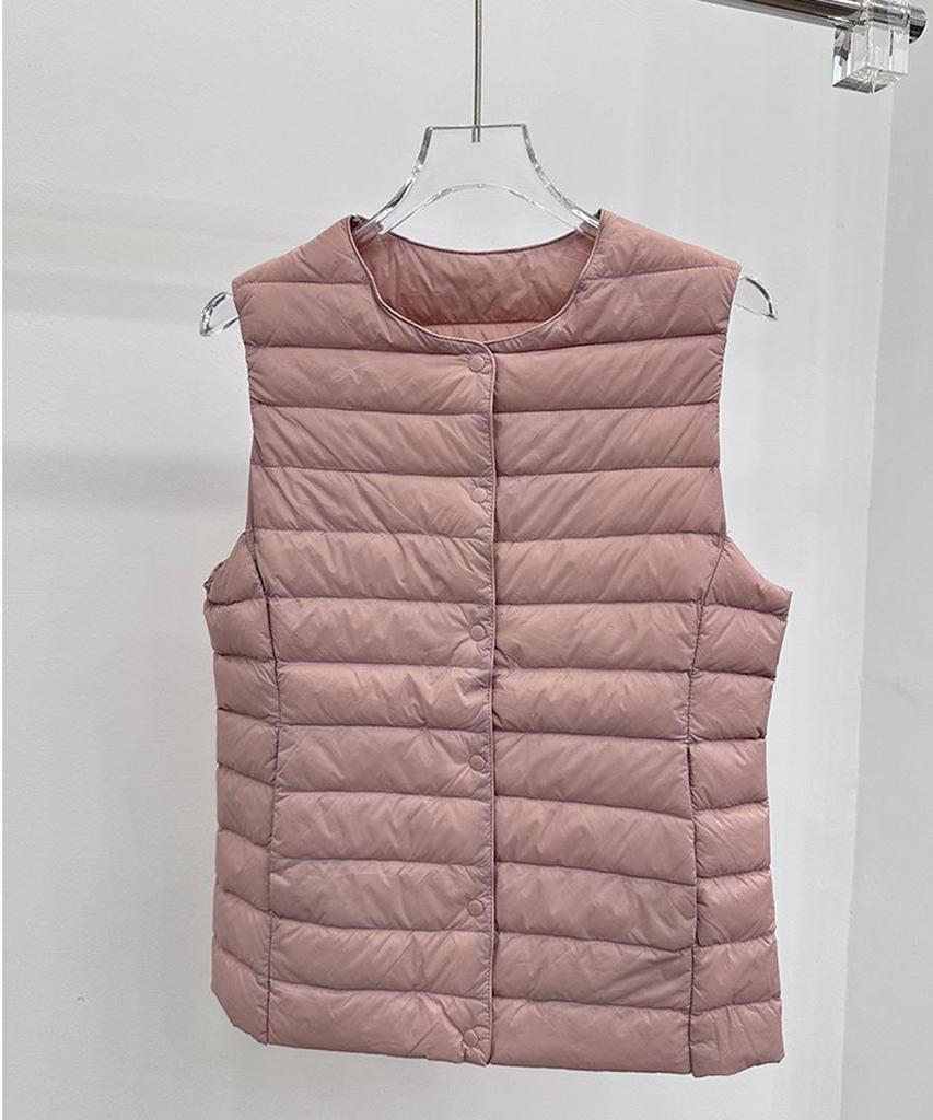 Versatile Women's Down Vest - 90% White Duck Down