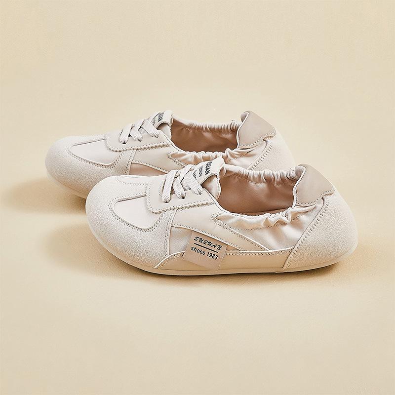 German training shoes women, spring running casual shoes thick sole 35 хаки