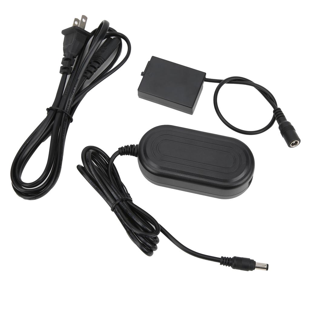 AC Adapter Power Supply and LPE8 Dummy Battery DC Coupler Kit for Canon 550D Camera