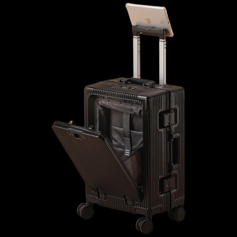 Xiaoyan Multifunctional Business Carry-On Luggage with USB and Cup Holder