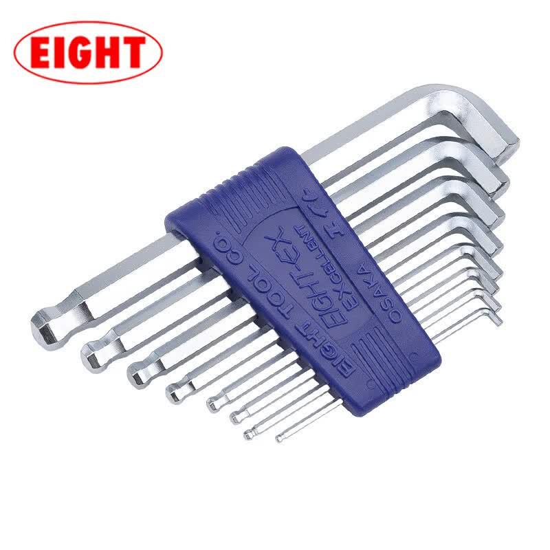 EIGHT TTR-S8 8-Piece Metric Hex Key Set (1.5-8mm) 1.5-8mm
