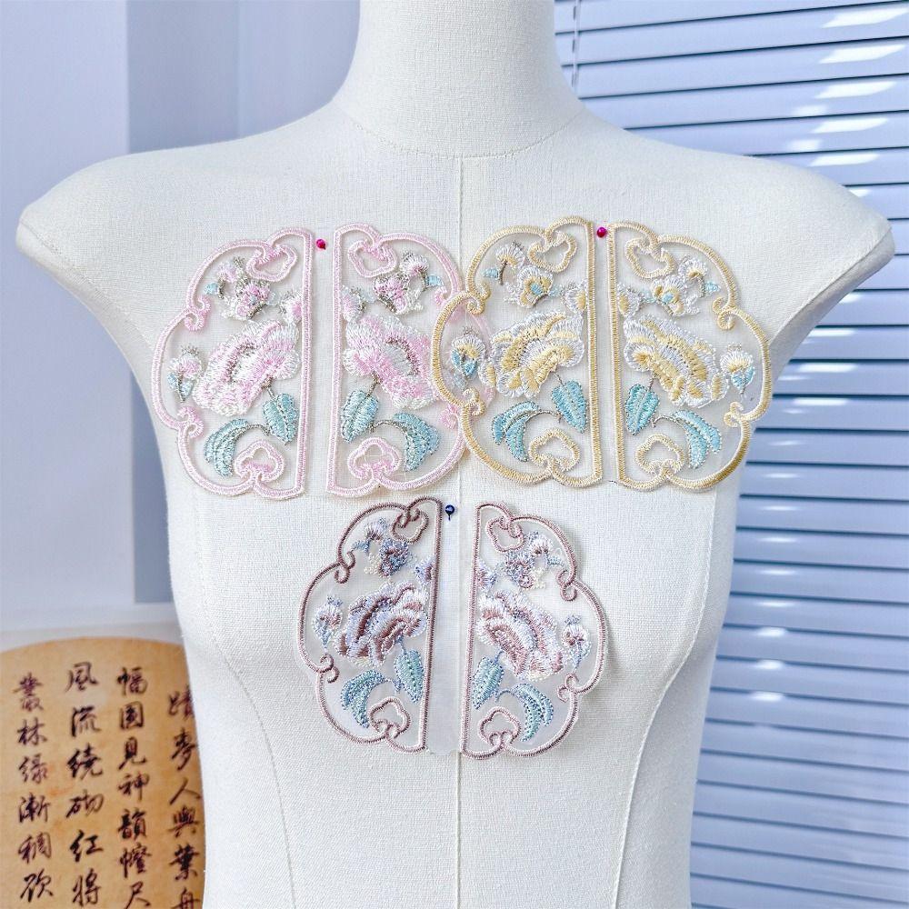 Vintage Chinese Style Embroidery Patches Elegant Clothes Sticker Clothing Applique Sewing