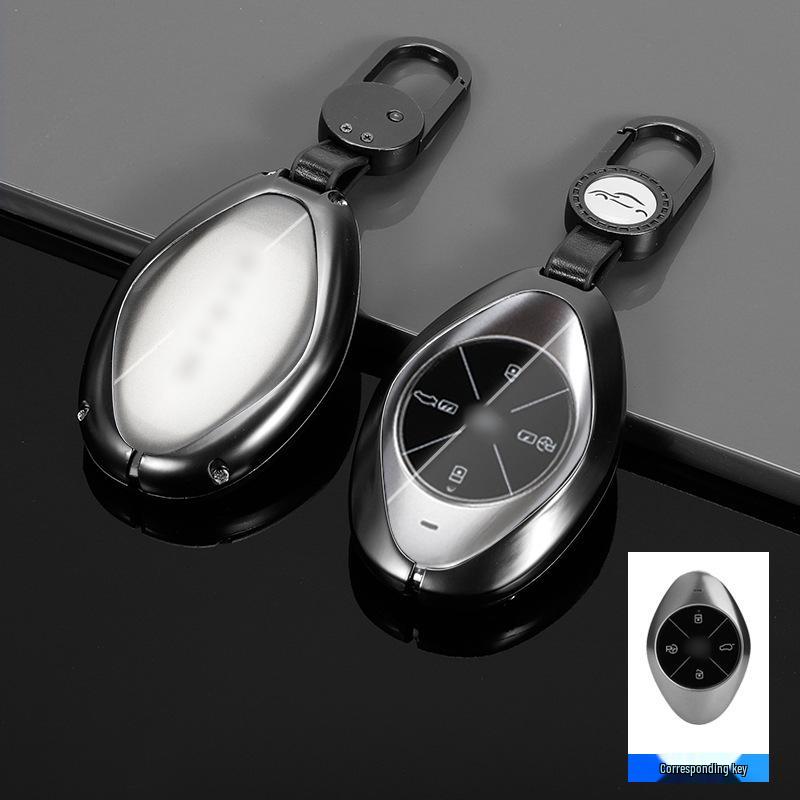 Compatible Key Cover for Xiaopeng 2022 P7/P5, 2021 G3/G3i Models - Unisex Protection & Shell Buckle