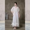 JK&JS Wuyingqun Tencel Embroidered Mesh Summer Dress