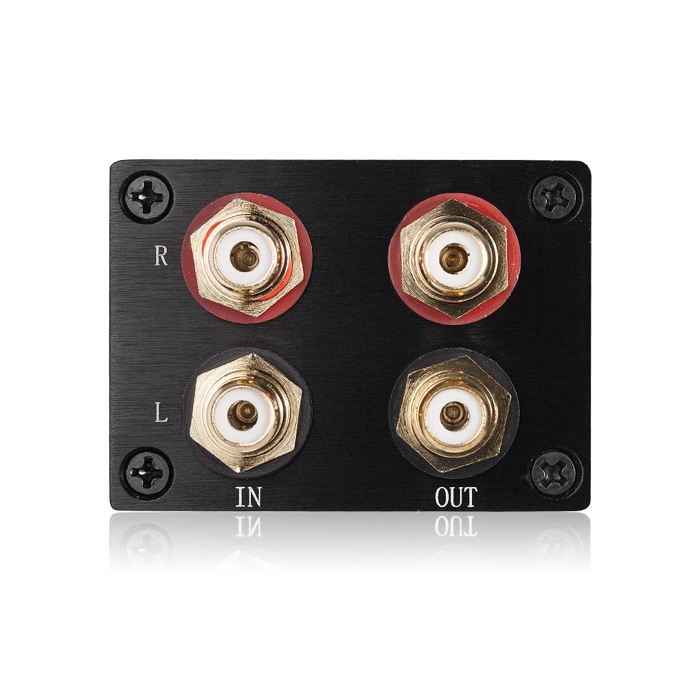 Douk Audio Passive Preamplifier Volume Controller HiFi Preamplifier High-Precision (HiFi Version, Black)