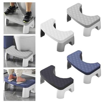 Toiletten-Töpfchenhocker, 17,8 cm, robust, leicht, gesunder Stuhlgang, lindert Hämorrhoiden, Verstopfung, ergonomischer Toilettenhocker