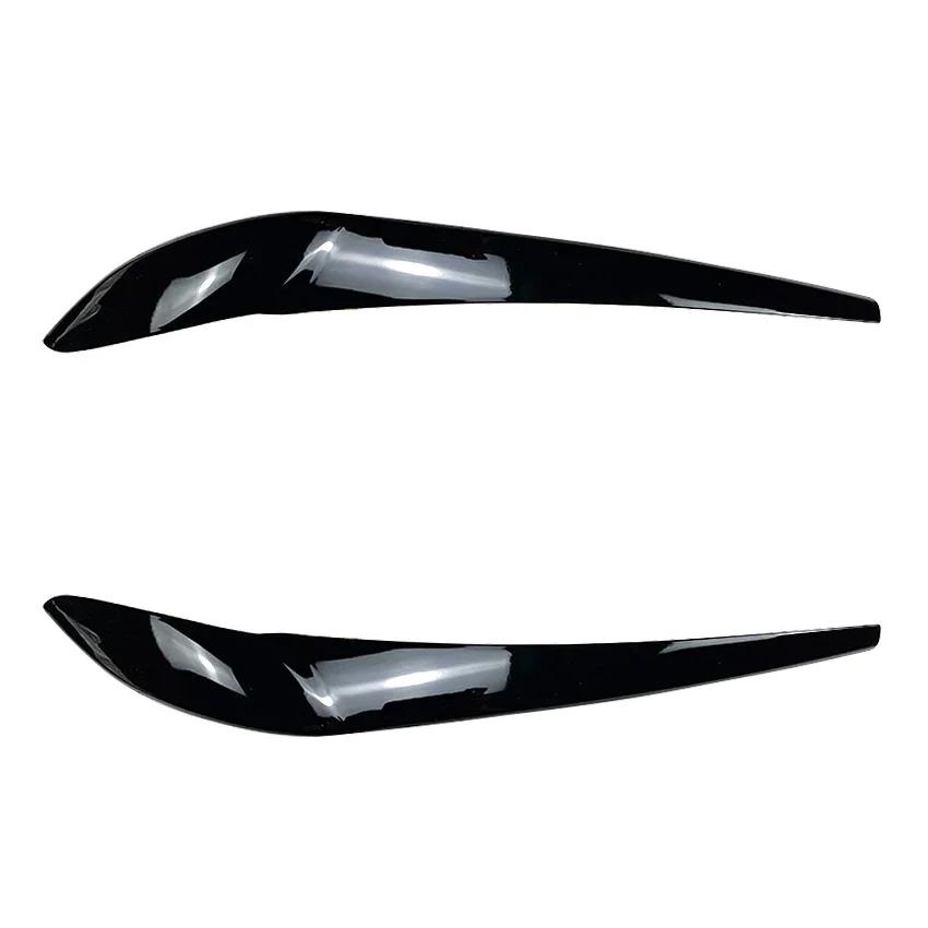 Headlight Eyelids Eyebrows Body Kit Sticker Tuning Gloss Black ABS Plastic For BMW X3 F25 X4 F26 2014 2015 2016 2017 2018