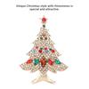 Christmas Style Fashionable Alloy Elegant Rhinestones Decoration Pin Brooch Jewelry