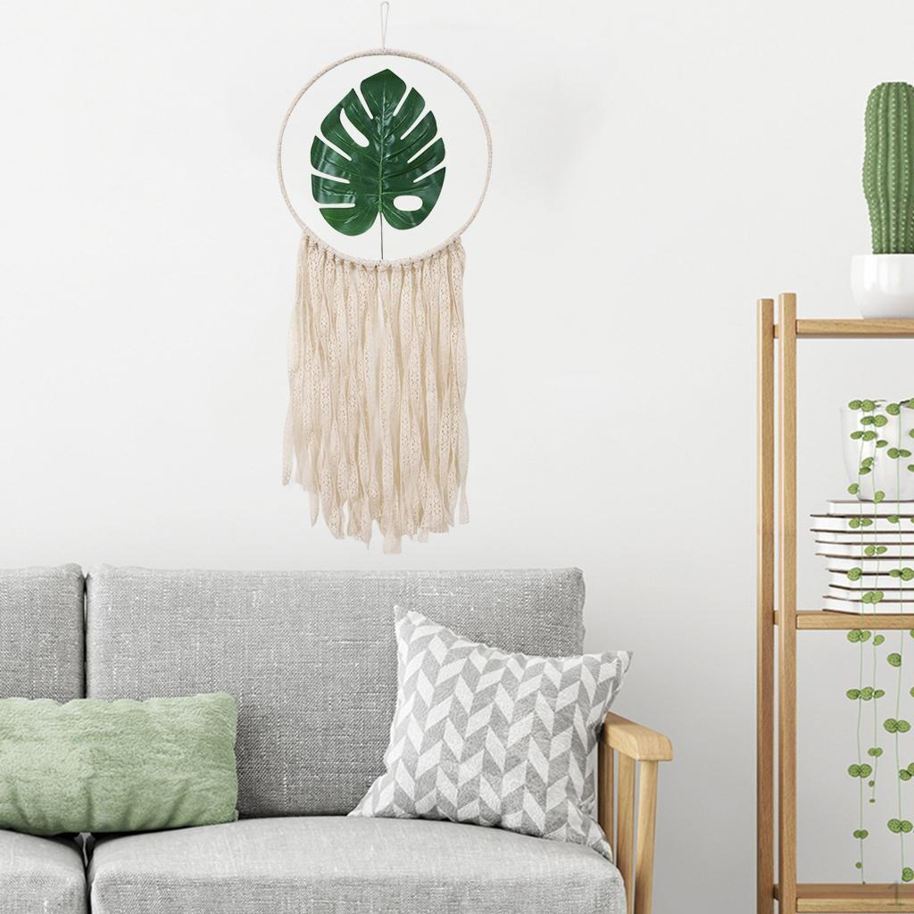 

Macrame Hanging Bohemian Tassels Hotel Decor Monstera