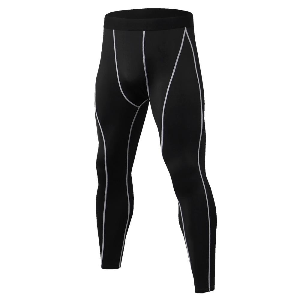 Men's Pro Quick-Dry Crew Neck Long Sleeve Tight-Fit Fitness T-Shirt